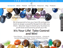 Tablet Screenshot of designingyourlifetoday.com
